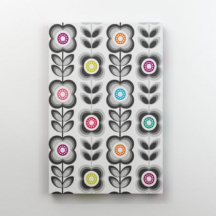 Modern Flower Art Print - A2 Canvas